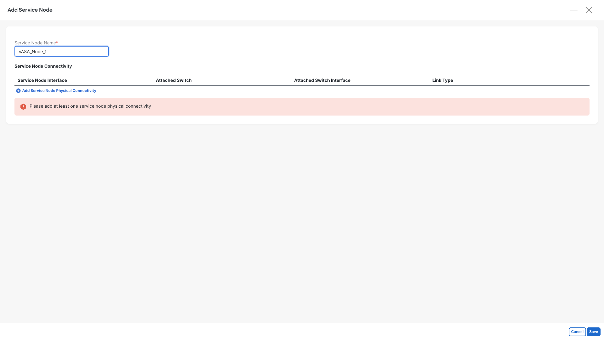 Add Service Cluster
