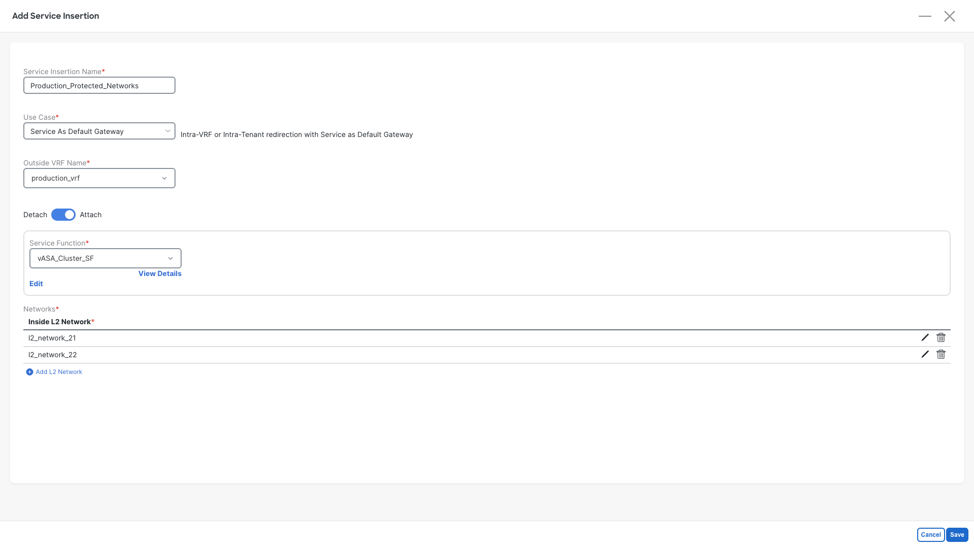 Add Service Cluster